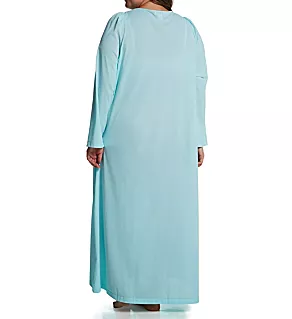 Plus Petals 54 Inch Coat SeaFoam 1X