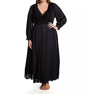 Plus Silhouette 54 Inch Coat Black 1X