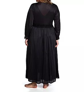 Plus Silhouette 54 Inch Coat Black 1X