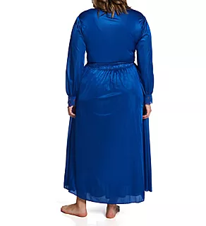 Plus Silhouette 54 Inch Coat Navy 1X