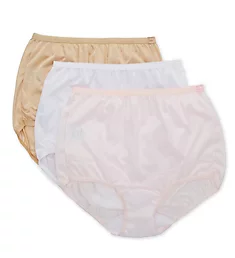 Dixie Belle Scallop Trim Full Brief Panty - 3 Pack