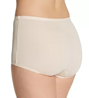 Dixie Belle Scallop Trim Full Brief Panty - 3 Pack Beige 5