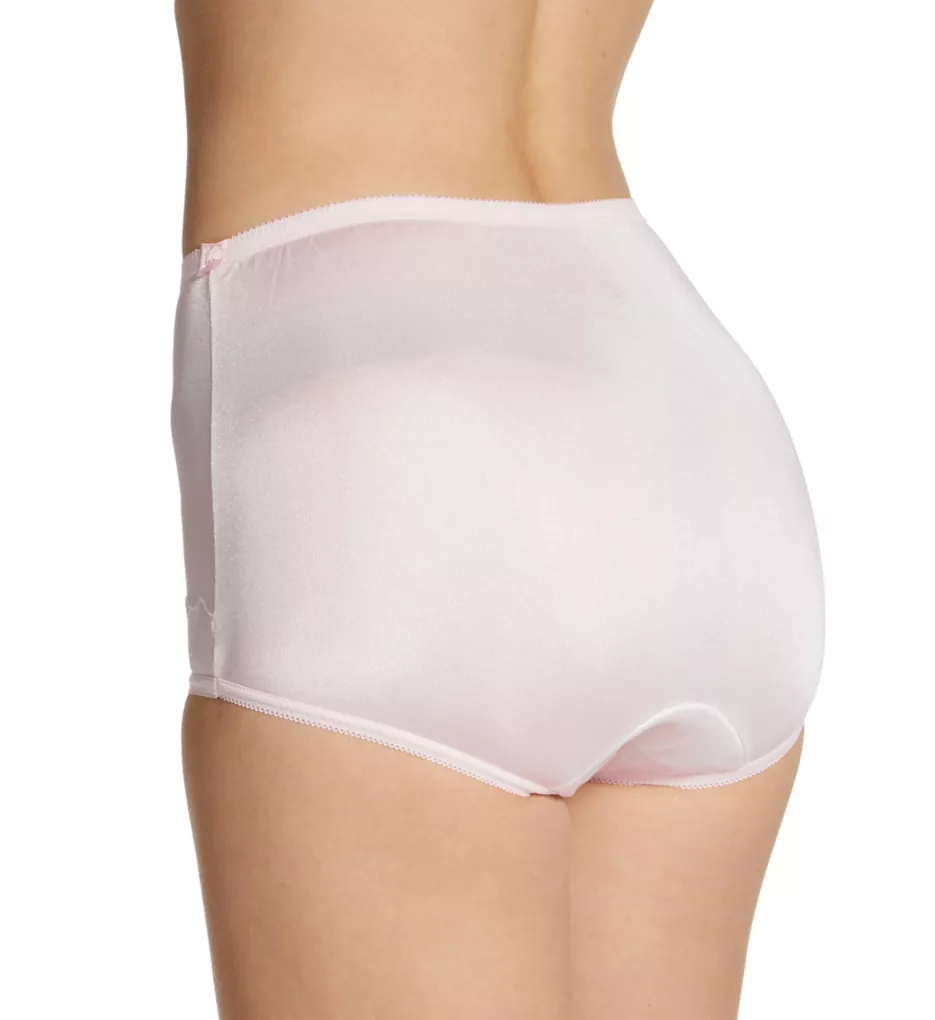 Dixie Belle Scallop Trim Full Brief Panty - 3 Pack Pink/Blue/Beige 5