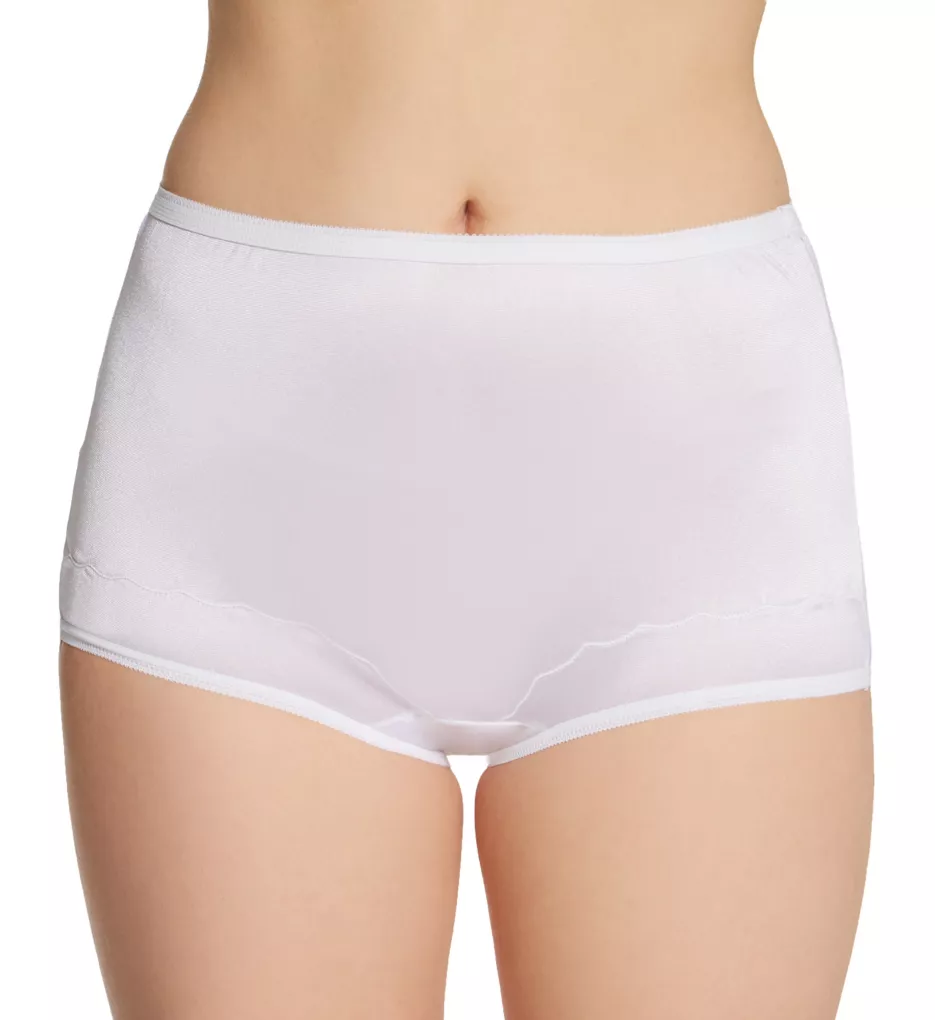Shadowline Dixie Belle Scallop Trim Full Brief Panty - 3 Pack 719 - Image 1