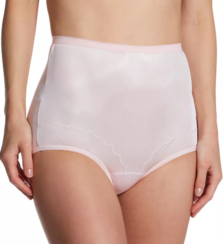 Dixie Belle Scallop Trim Full Brief Panty - 3 Pack Nude 5