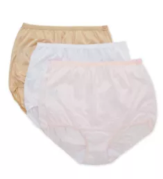 Plus Size Dixie Belle Scallop Trim Brief - 3 Pack