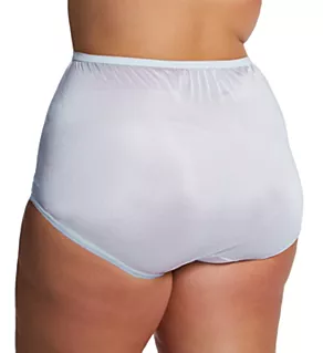 Plus Size Dixie Belle Scallop Trim Brief - 3 Pack Blue 12