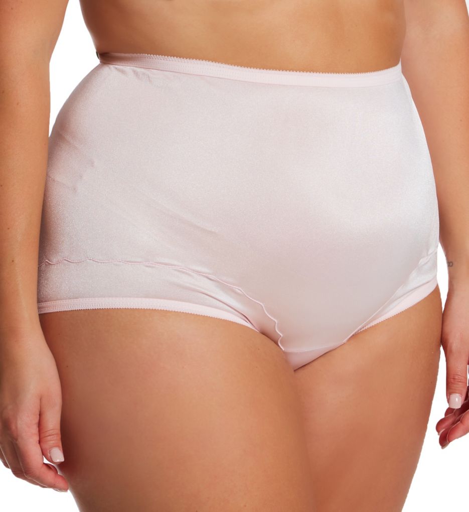 Plus Size Dixie Belle Scallop Trim Brief - 3 Pack