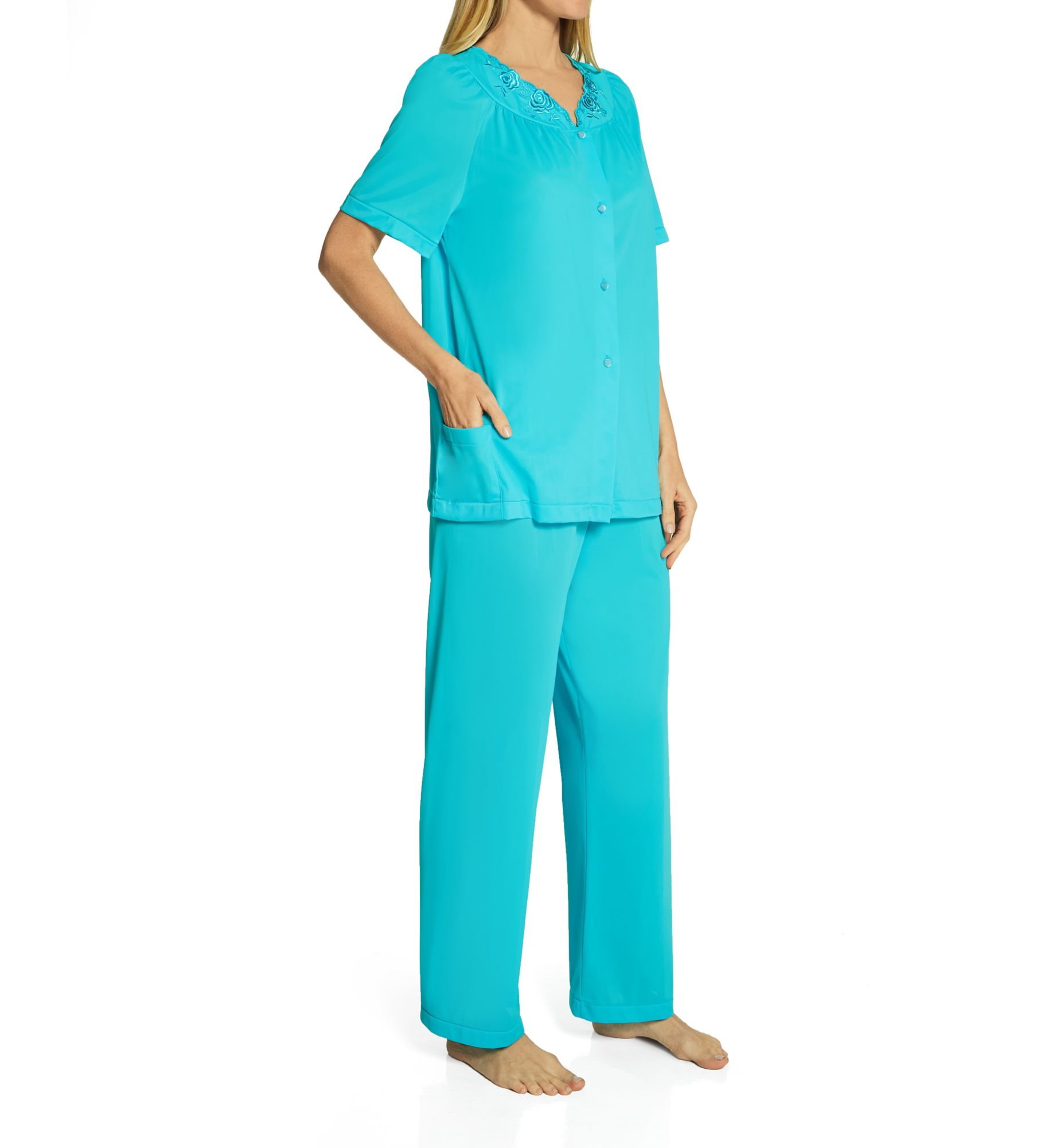 Petals Pajama Set turqouise L