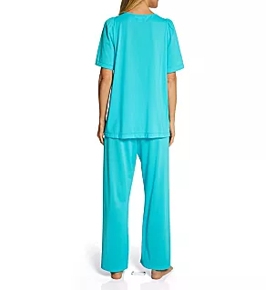 Petals Pajama Set turqouise M