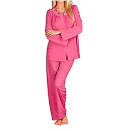 Petals Long Sleeve Pajama Set Rosy Pink S
