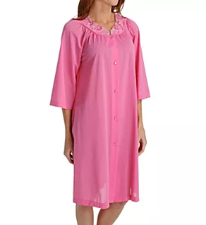 Petals Embroidered Yoke Coat Rosy Pink S
