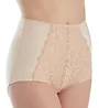 Shape Smoothing High Waist Full Brief Panty with Lace S4002