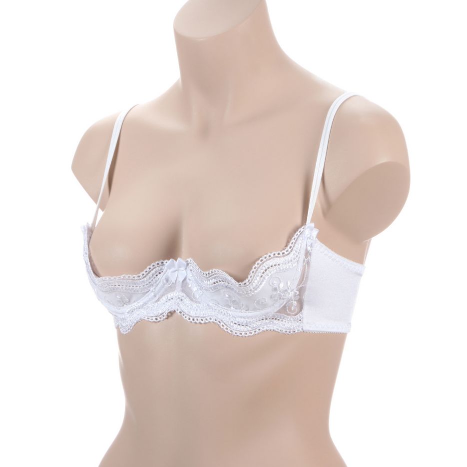 Scalloped Embroidery Shelf Bra