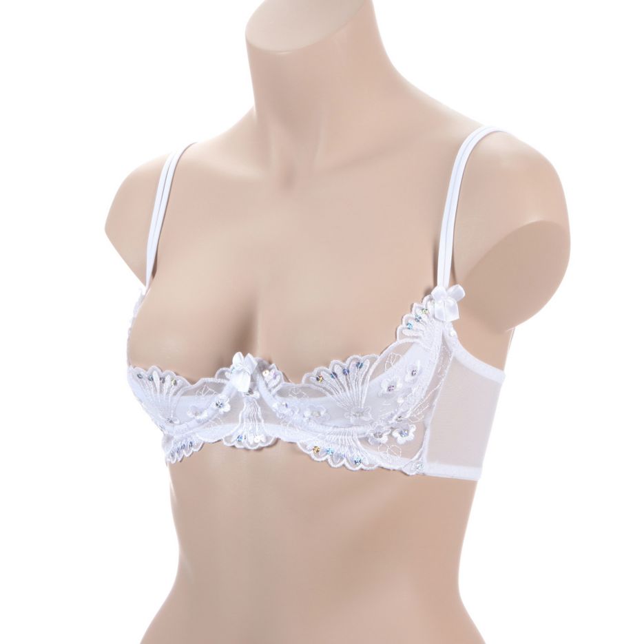 Sparkling Sequin Embroidered Shelf Bra