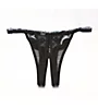 Shirley of Hollywood Scalloped Embroidery Lace Crotchless Thong 10 - Image 6