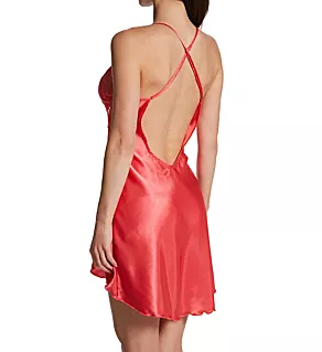 Charmeuse Chemise Sunkist Coral S