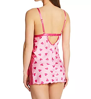 Lace Up Chemise with G-String