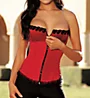 Shirley of Hollywood Satin and Spandex Corset Top 25953 - Image 1