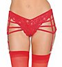 Shirley of Hollywood Stretch Lace And Strappy Open Front Gartini