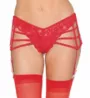 Shirley of Hollywood Stretch Lace And Strappy Open Front Gartini 31022