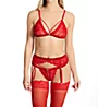 Shirley of Hollywood Three Piece Set With Bra Garter Belt And G-String 31520