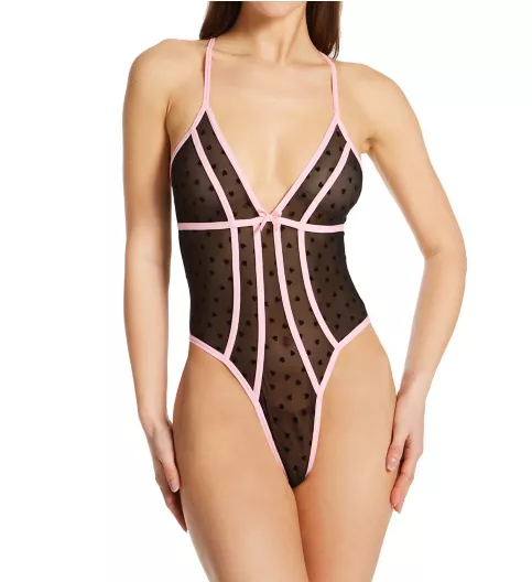 Shirley of Hollywood Mesh Heart Teddy 31529