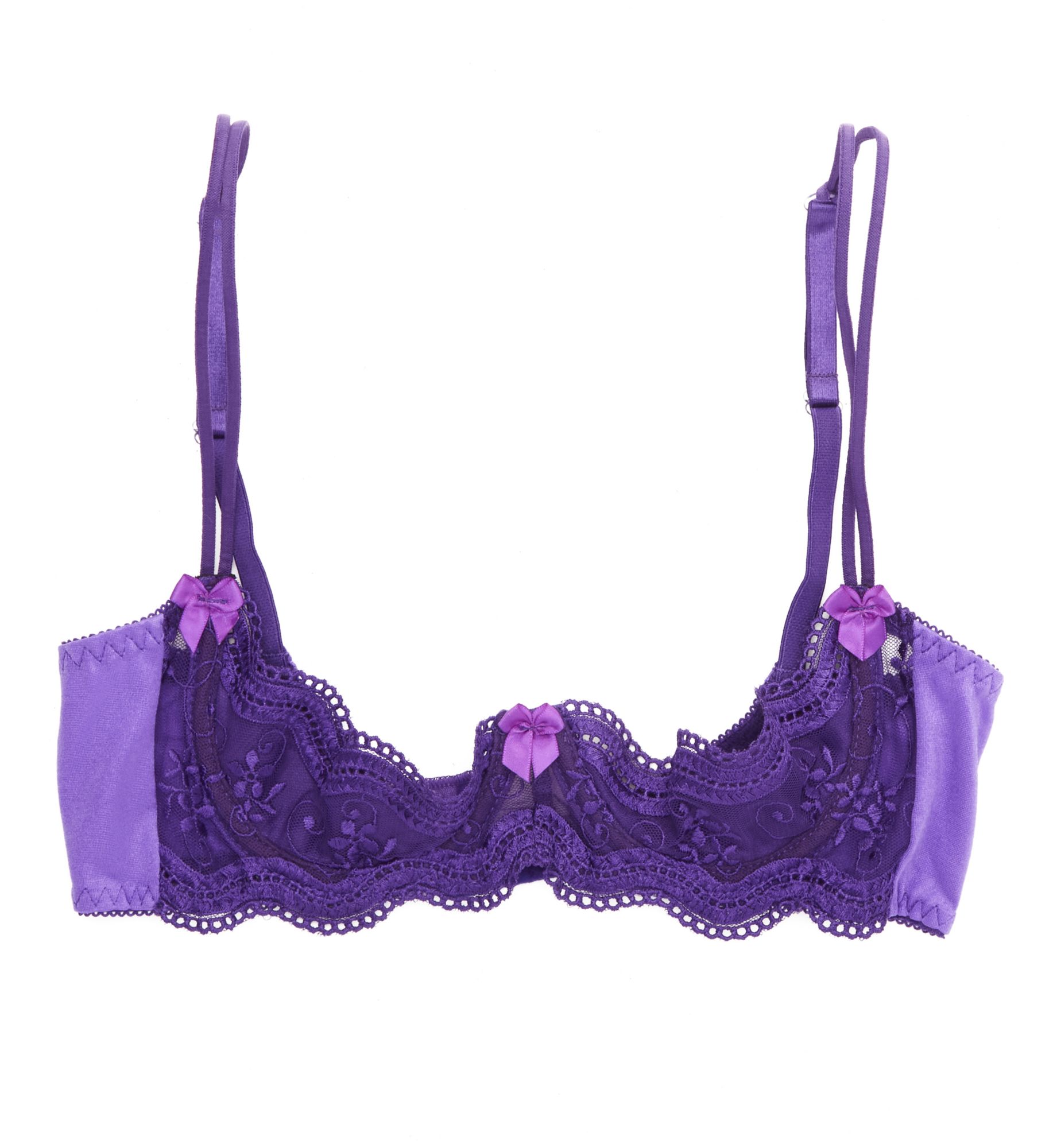 Shirley of Hollywood 331 Scalloped Embroidery Shelf Bra | eBay