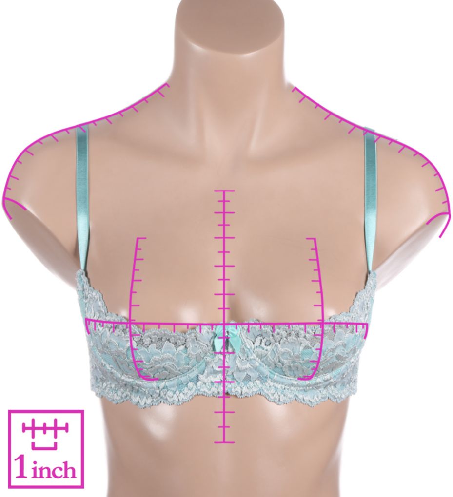 Textronic Stretch Lace Shelf Bra-ns7