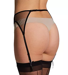 Embroidered Garter Belt