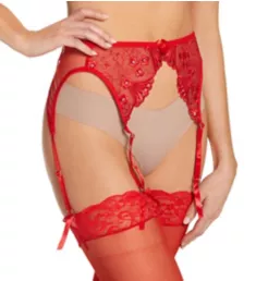 Embroidered Garter Belt