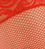 Shirley of Hollywood Fishnet Back Seam Stay Up Thigh Stockings 90013 - Image 4