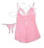 Shirley of Hollywood Lace Split Cup Babydoll Set 96843 - Image 4
