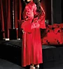 Shirley of Hollywood Plus Size Chiffon Charmeuse Long Robe X20559 - Image 2