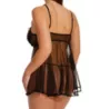 Shirley of Hollywood Plus Size Lace And Net Open Tip Baby Doll X3394 - Image 2