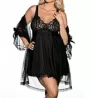 Shirley of Hollywood Plus Size 3 Piece Babydoll Peignoir Set X3595