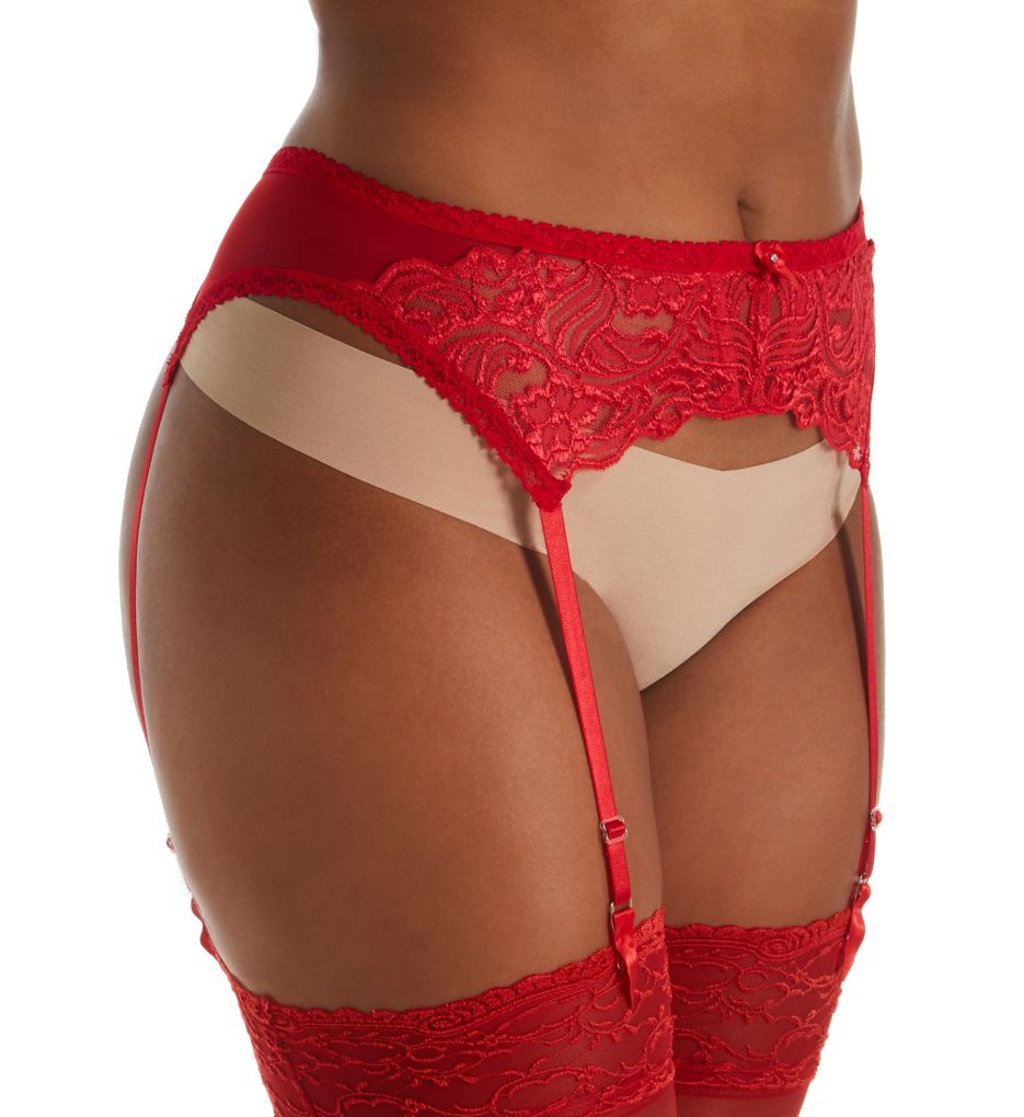 Plus Size Chopper Lace Garter Belt