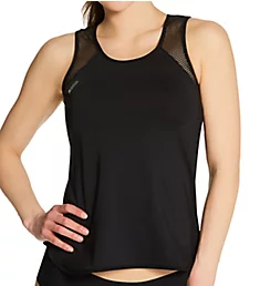 High Active Fitted Breathable Tank Top Black XS