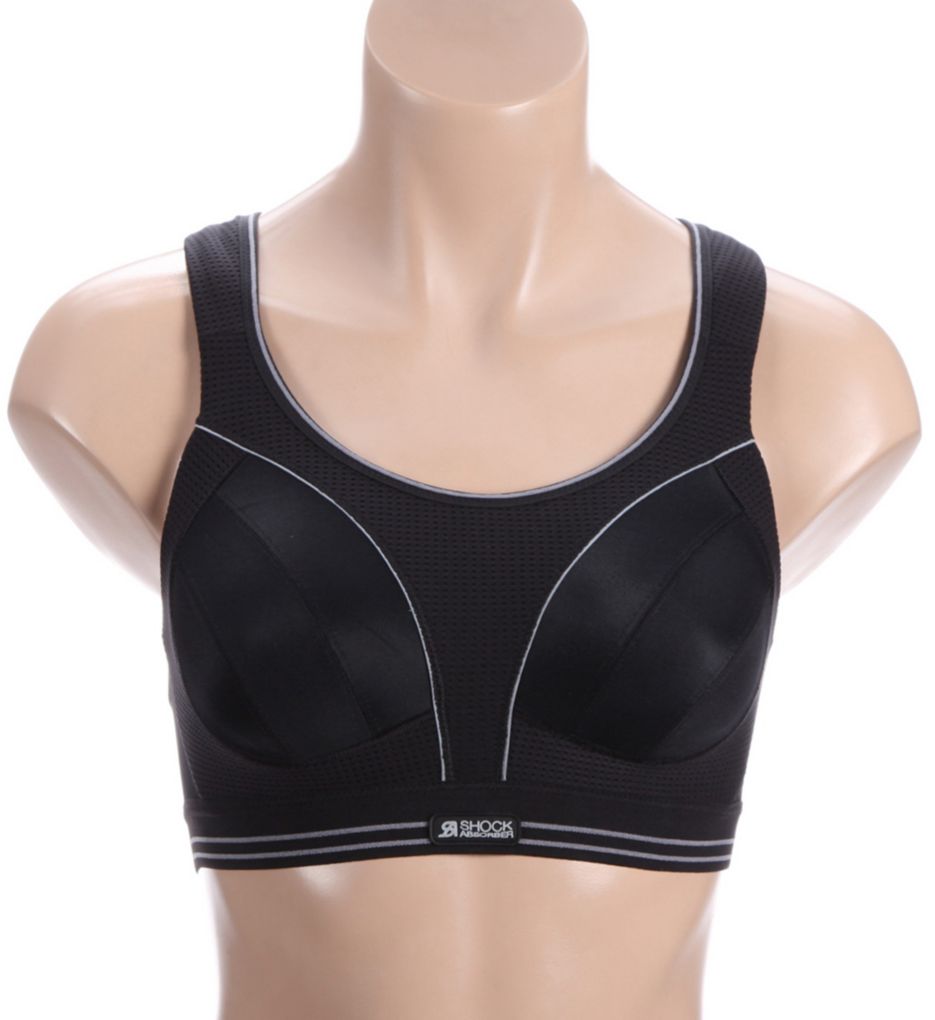 Shock Absorber Ultimate Run Non-Wired Sports Bra, Black at John