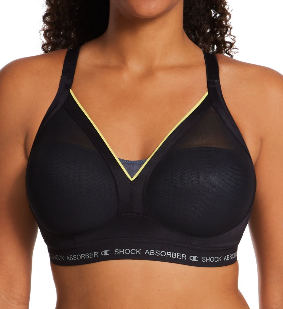Shock Absorber Women's Active Shaped Support Sports Bra, Black