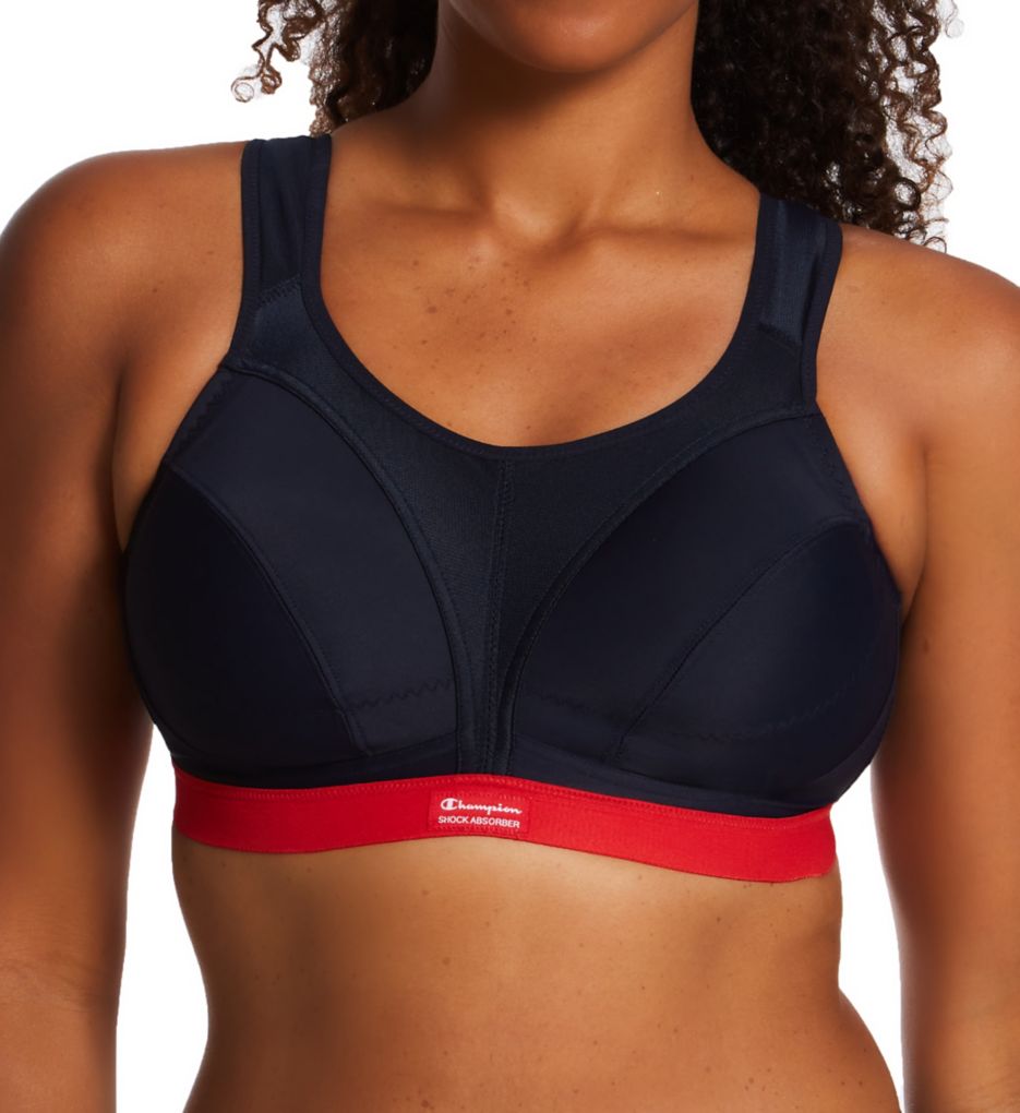 Shock Absorber Active D+ Classic Support Sports Bra - Navy/Red