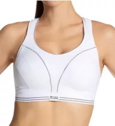 Ultimate Run Sports Bra White/Silver 38DD