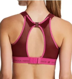 Ultimate Run Contour Sports Bra Burgundy/Hot Pink 32C