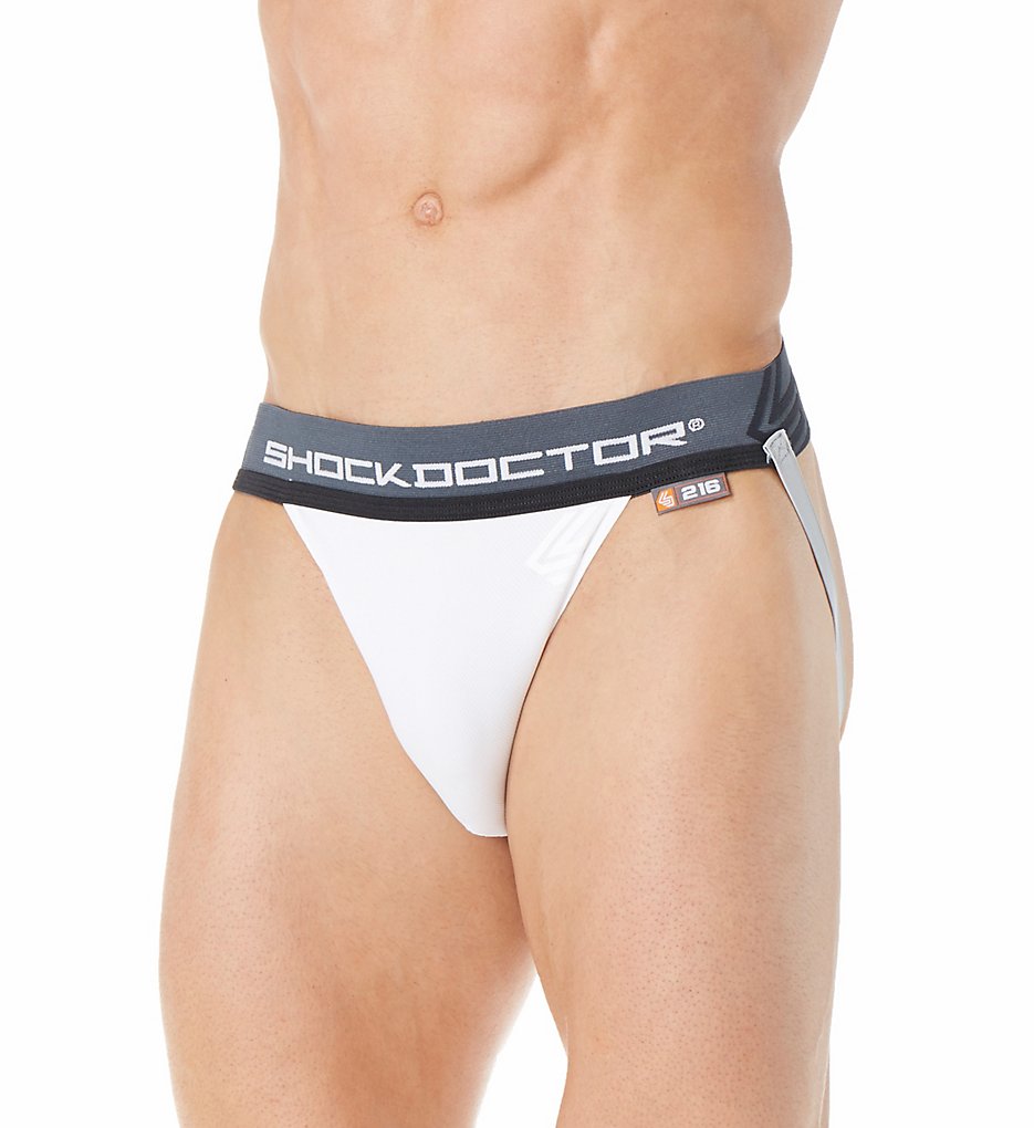 Shock Doctor 216 Core Supporter Without Cup Pocket (White)