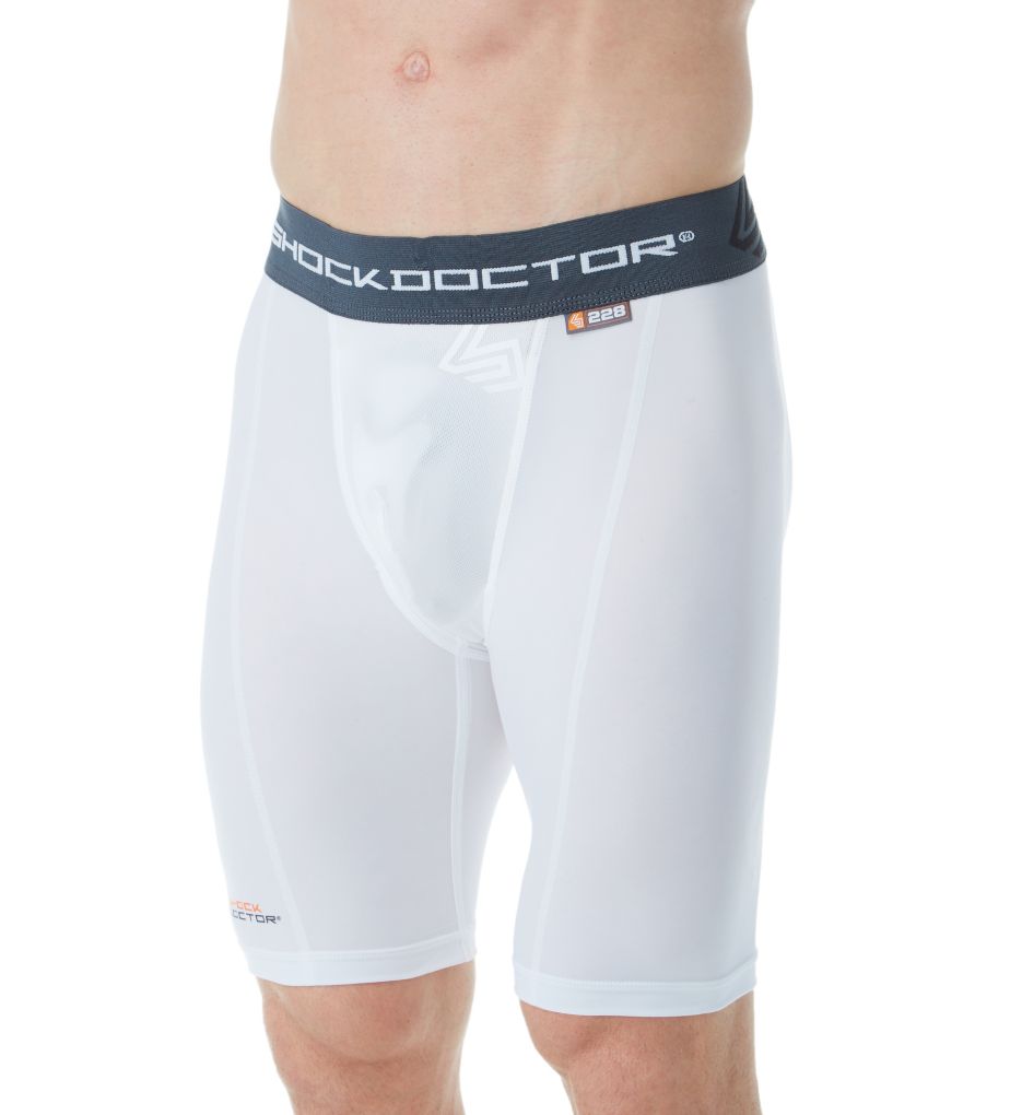 Shock Doctor Core Compression Short w-Cup Pocket Lacrosse Jocks