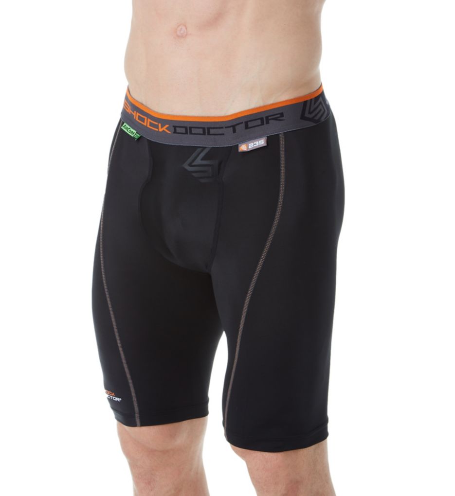 AirCore Compression Short w/ Hard Cup Black 2XL by Shock Doctor