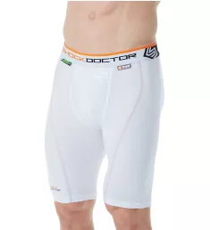 AirCore Compression Short w/ Hard Cup White S