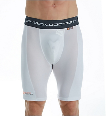 Shock Doctor 221 Core Compression Short with Bio-Flex Cup Men's Large 