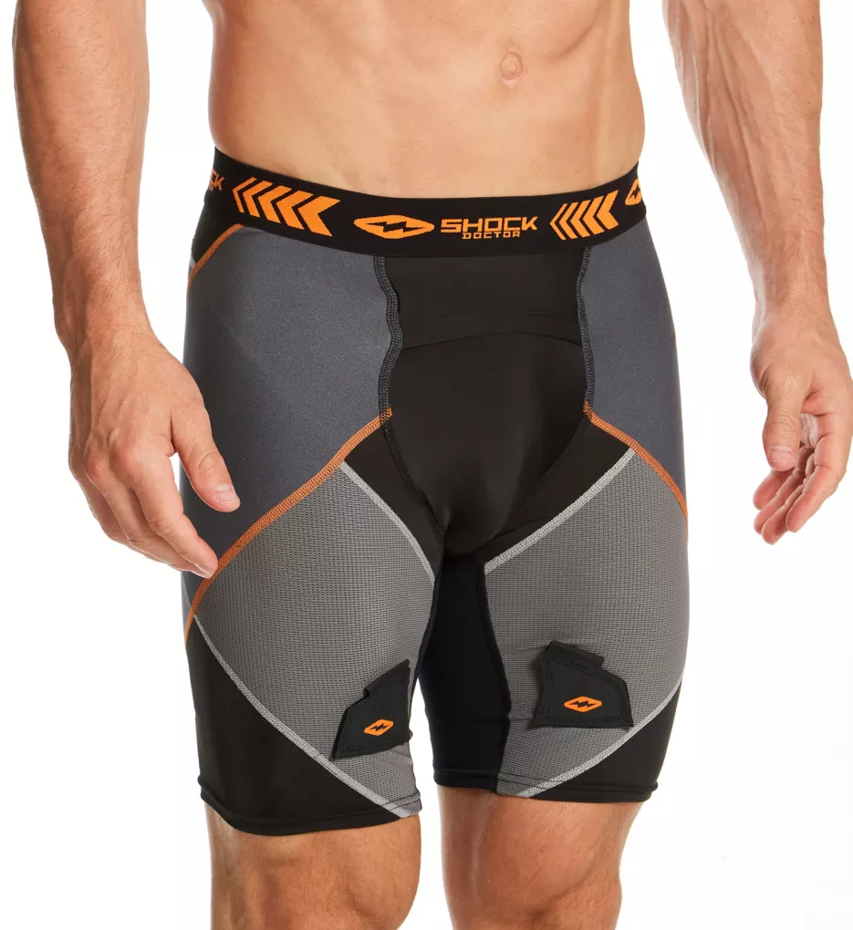 shock doctor short compression coquille bioflex 221