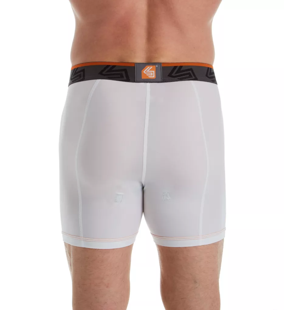 Ultra Pro Compression Boxer Brief with Ultra Cup White S